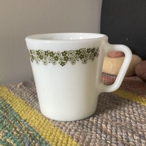 Pyrex Crazy Daisy Spring Blossom Coffee Cup Mug D Handle  VINTAGE